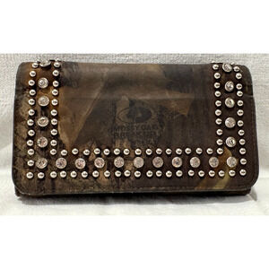 Mossy Oak Womens Wallet Bling Rhinestone Studded Camo "Break Up" Western